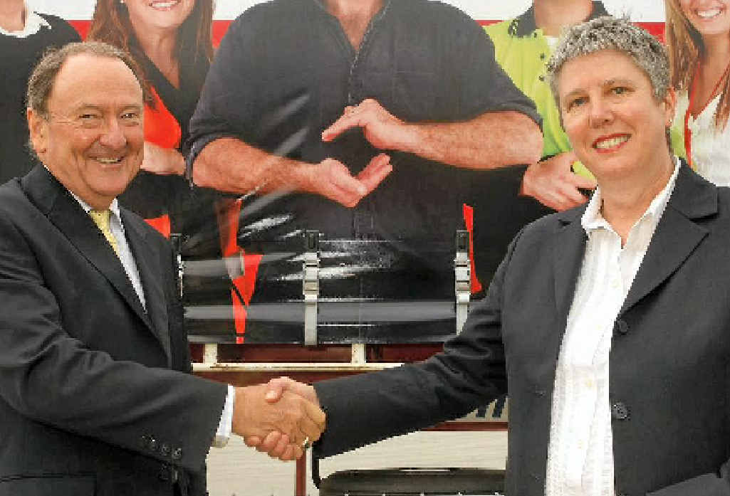 WORKING TOGETHER: DECA’s CEO Amanda McKenzie and TWUSuper CEO, Bill McMillin. WORKING TOGETHER: DECA’s CEO Amanda McKenzie and TWUSuper CEO, Bill McMillin.